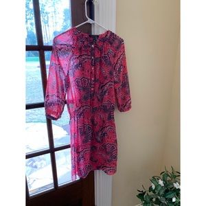 Ralph Lauren Spring/Summer Dress, size 2, Pink Paisley Details